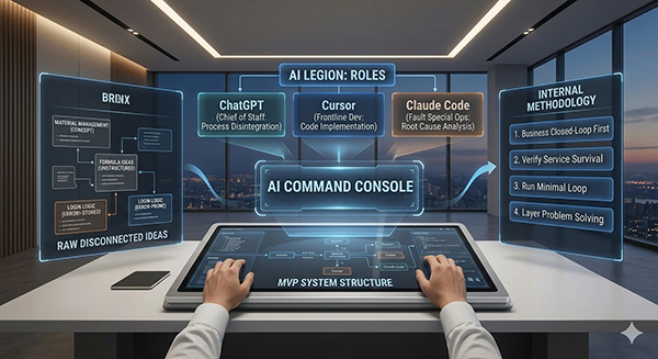 研发系统 MVP 诞生：我与 AI 军团的“分层遭遇战”