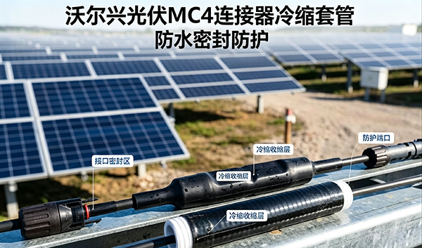 高倍率硅橡胶冷缩管--光伏连接器专用